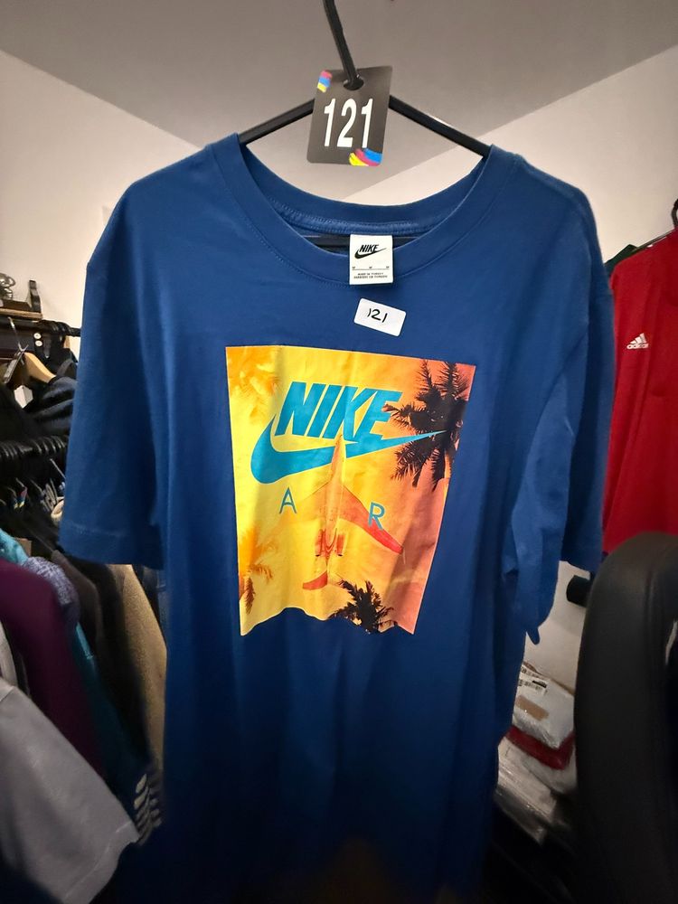 Nike blue graphic t-shirt M121 image 1