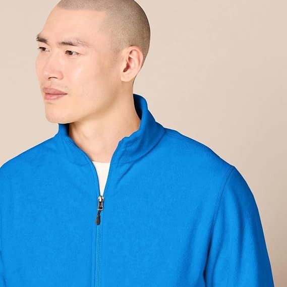 Blue Fleece Zip-Up Jacket image 1
