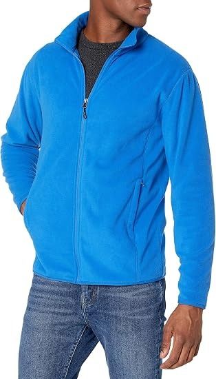 Blue Fleece Zip-Up Jacket image 3