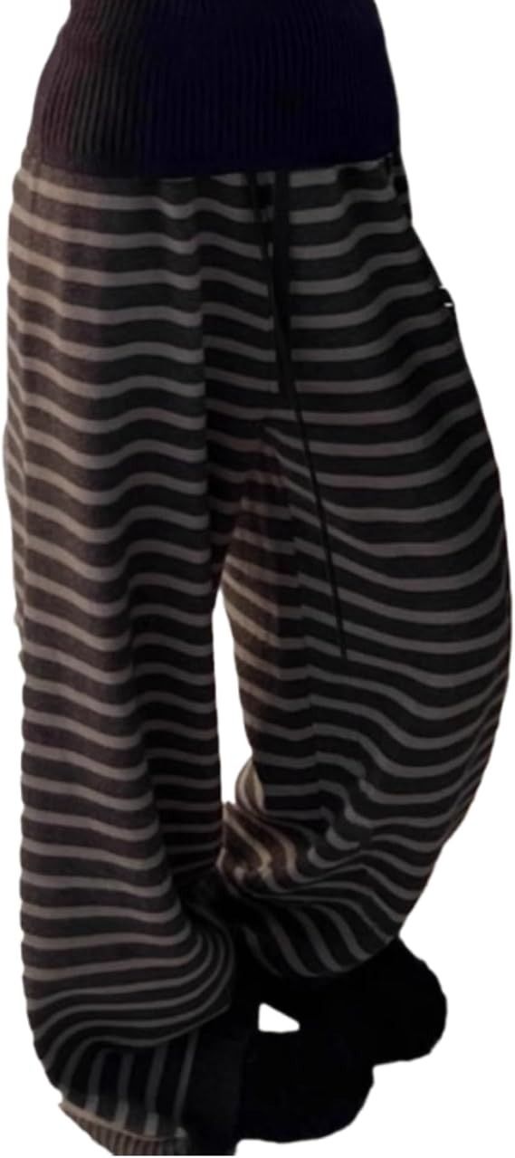 Striped Wide-Leg Pants 2