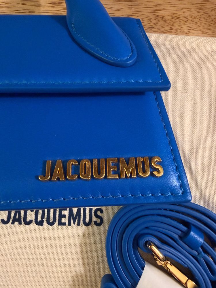 Jacquemus Blue Handbag With Detachable Strap imagen 2