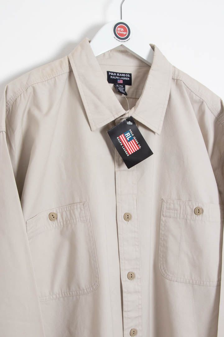 BNWT Ralph Lauren Polo Jeans Long Sleeve Utility Shirt (3XL) imagen 5