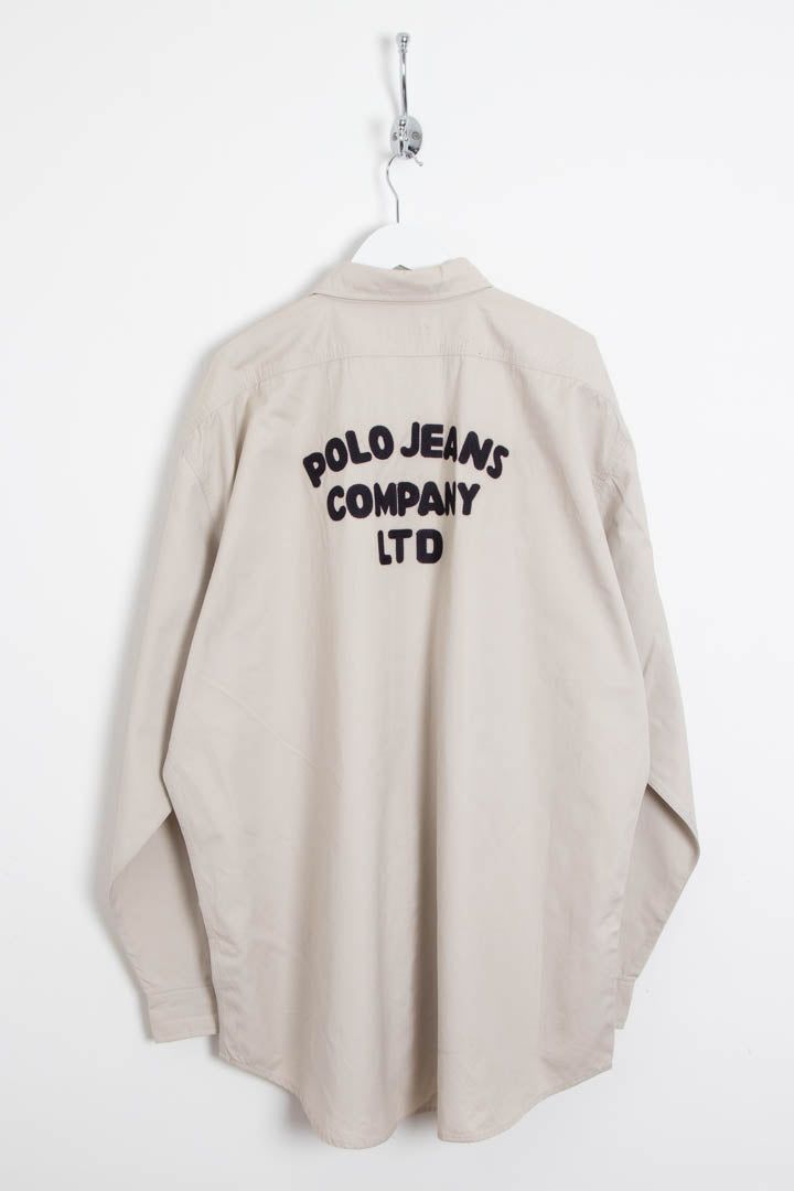 BNWT Ralph Lauren Polo Jeans Long Sleeve Utility Shirt (3XL) imagen 4