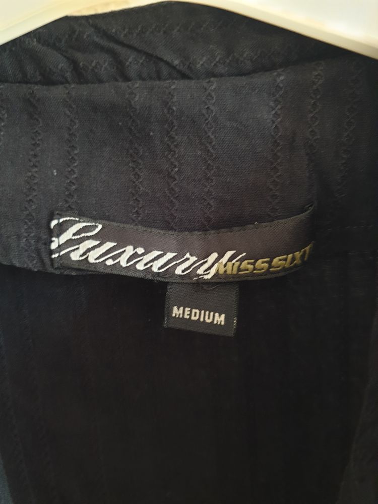 Miss Sixty black embroidered long sleeve shirt image 2