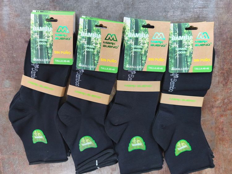Mark Bueno Bamboo Natural Socks