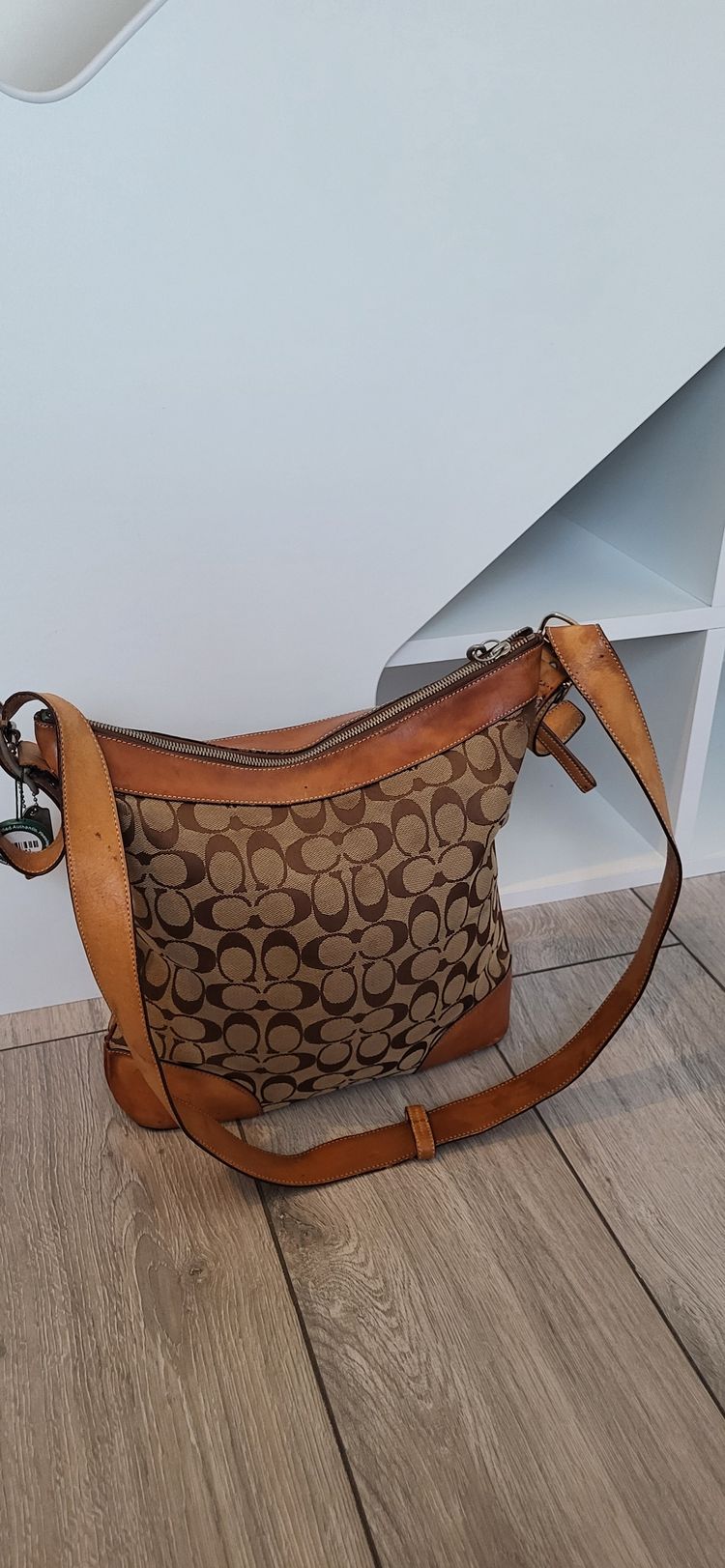 Coach Signature Canvas Shoulder Bag