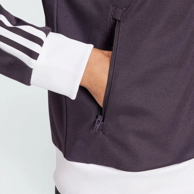 Adidas Women's Beckenbauer Aurora Black Track Jacket IY2219 imagen 3
