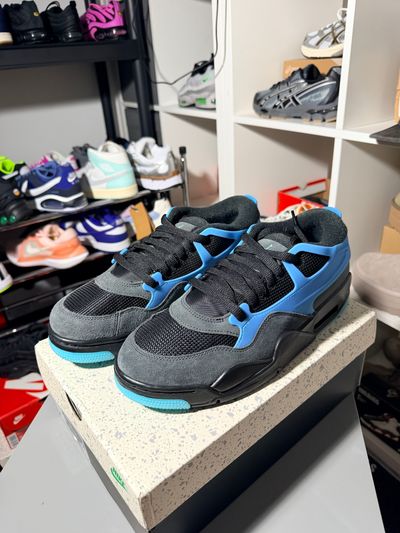 Nike Air Jordan 4 RM Black/ Gamma Blue - UK Size 7 - Brand New Full Box