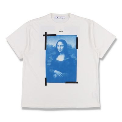 Off-White White Mona Lisa Arrows Oversized T-Shirt