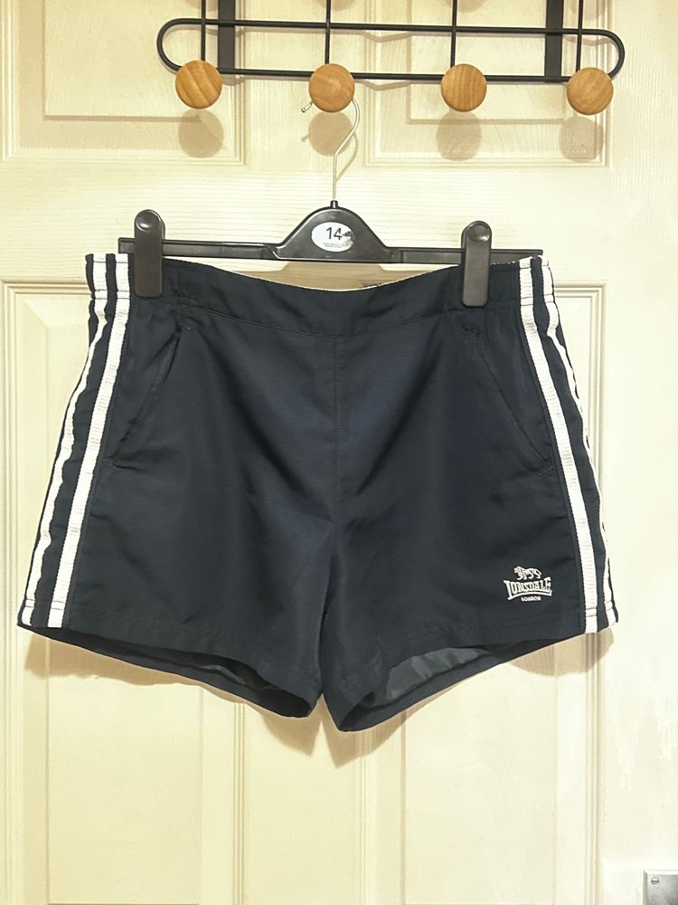 Lonsdale Lonsdale Navy Blue Shorts With White Stripes product image