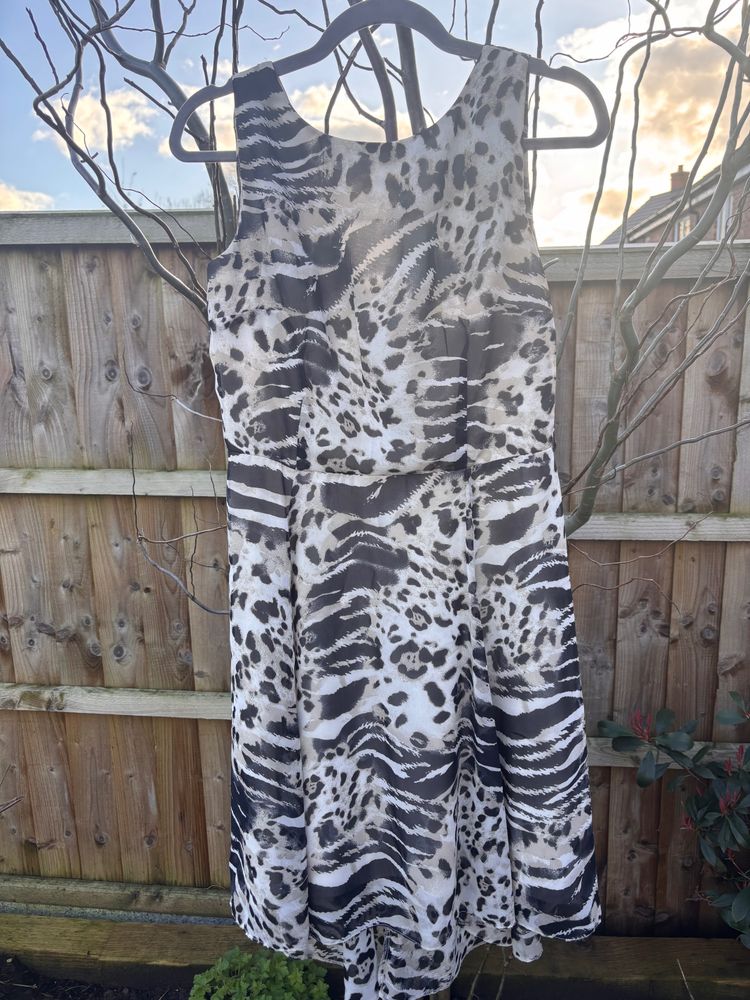 Wallis Animal Print Sleeveless Dress