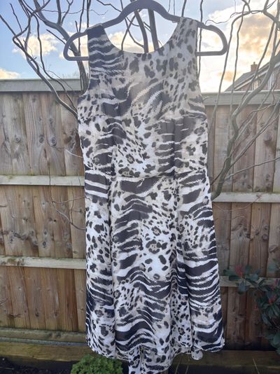 Wallis Animal Print Sleeveless Dress