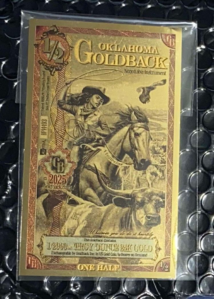 Other Oklahoma Goldback Note product image