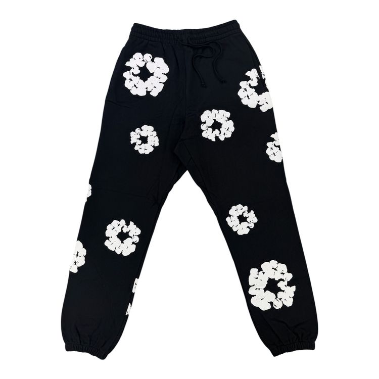 Immagine di Denim Tears Men’s Black & White Joggers 1