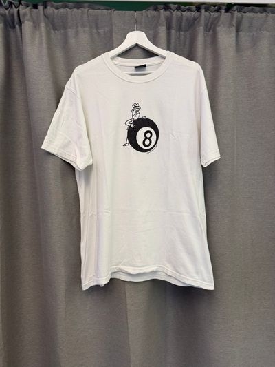 Stüssy Behind The 8 Ball Tee White FW20