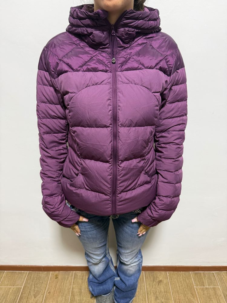 LuluLemon Purple Puffer Jacket With Hood