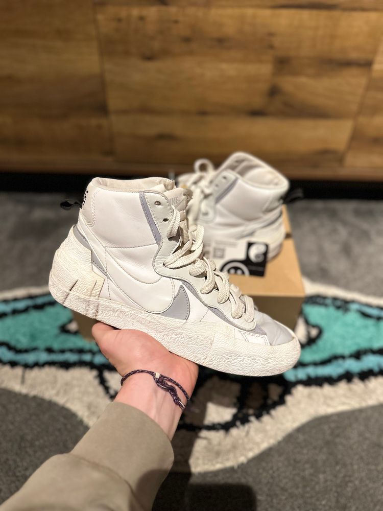 Nike Blazer Mid “Sacai White Grey” U.K. 8