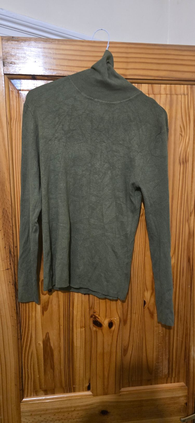 Green Turtleneck Sweater