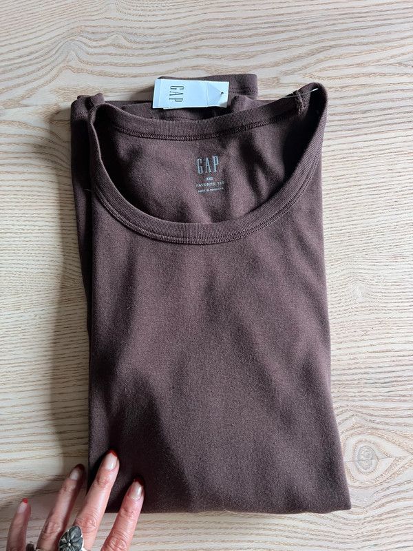 GAP long sleeve shirt 🐻 Mocha Mousse NEW 2