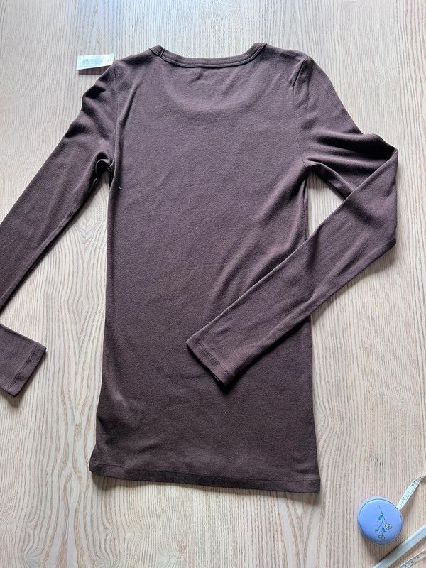 GAP long sleeve shirt 🐻 Mocha Mousse NEW 3