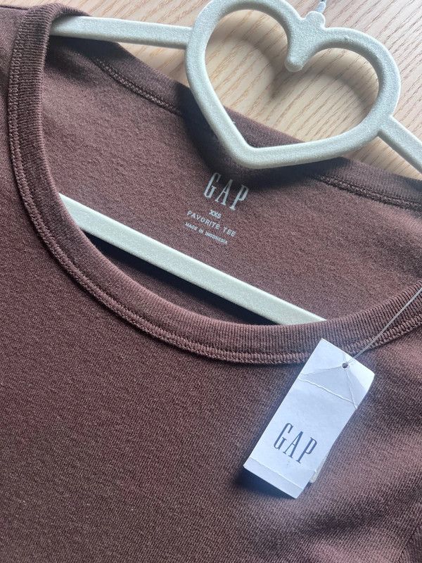 GAP long sleeve shirt 🐻 Mocha Mousse NEW 4