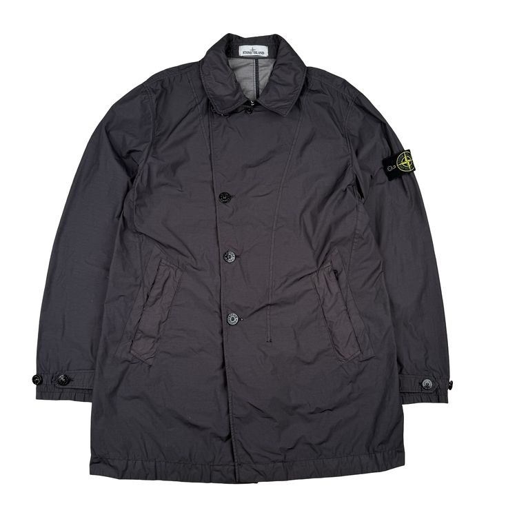 Stone Island 2021  Graphite Naslan Light Watro Double Breasted Lightweight Jacket - Large image 1