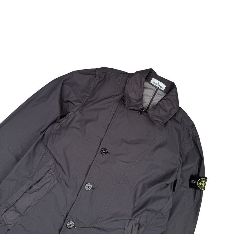 Stone Island 2021  Graphite Naslan Light Watro Double Breasted Lightweight Jacket - Large image 2