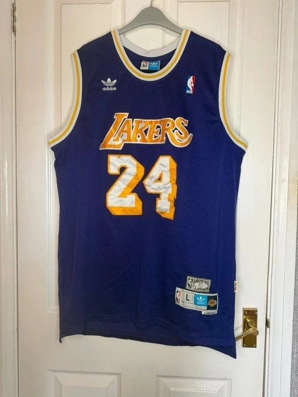 Immagine di Adidas Lakers 24 Bryant Basketball Jersey 1