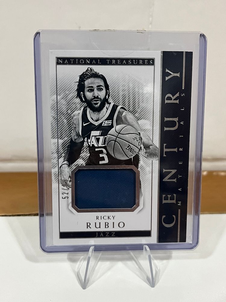 Ricky Rubio Basketball Memorabilia Card /99