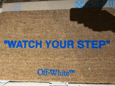 Offwhite doormat new