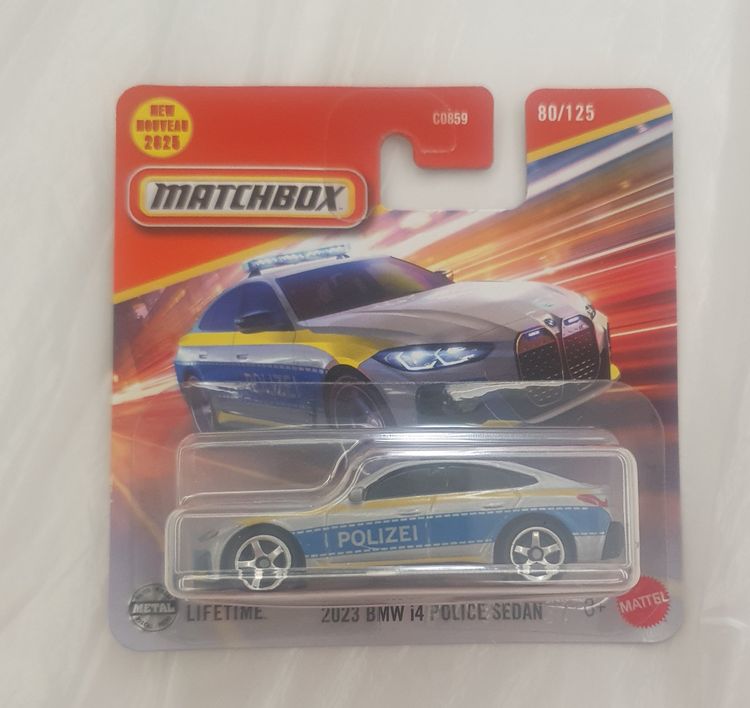Matchbox Matchbox 2023 Bmw I4 Police Sedan product image