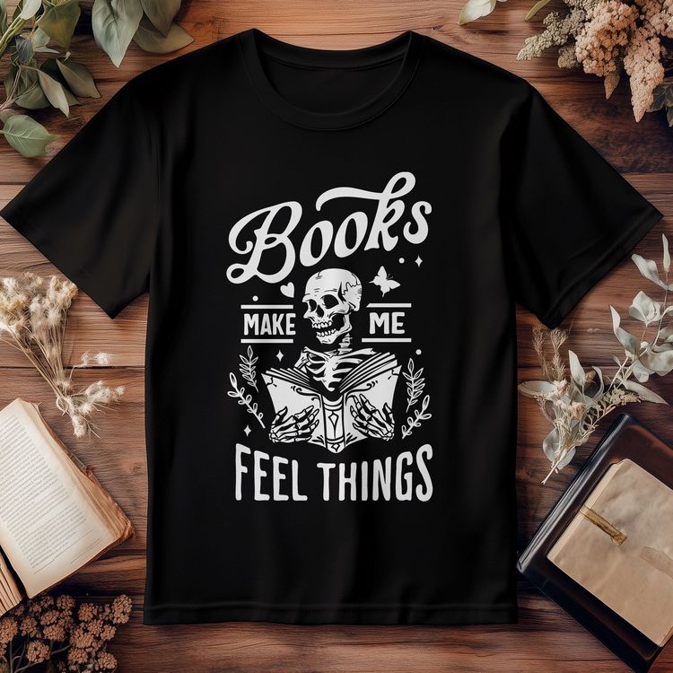 Books Make Me Feel Whimsical T-shirt image 1
