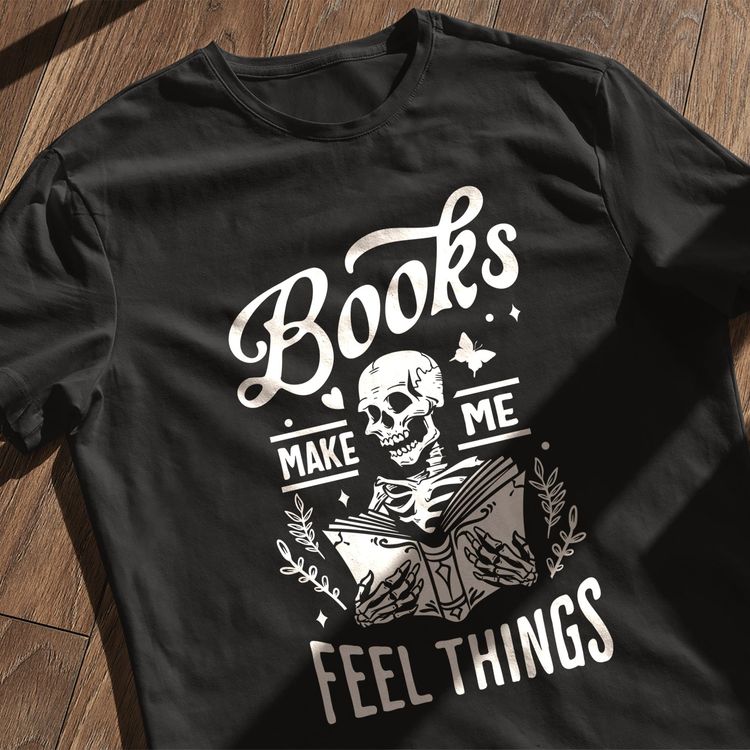 Books Make Me Feel Whimsical T-shirt image 2