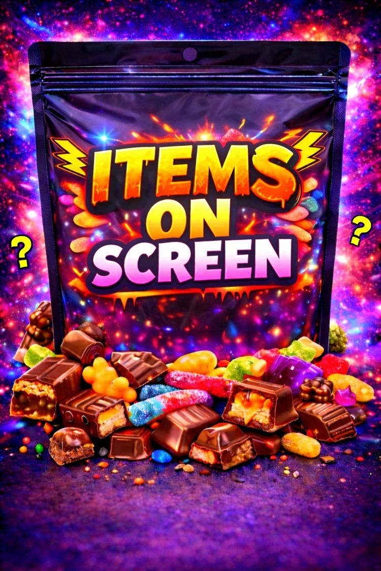 Items on screen 
