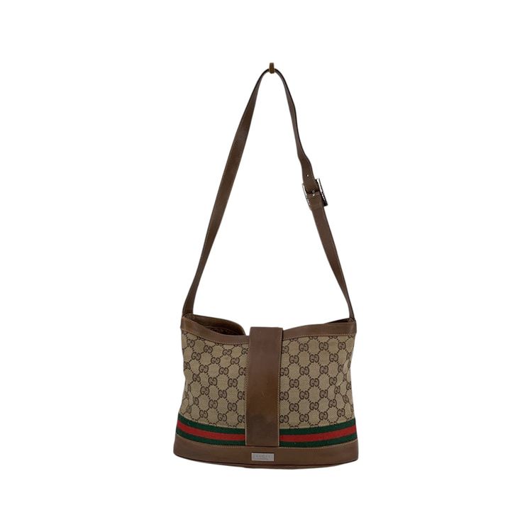 Immagine di Gucci Vintage Cloth Shoulder Bag Interlocking 5