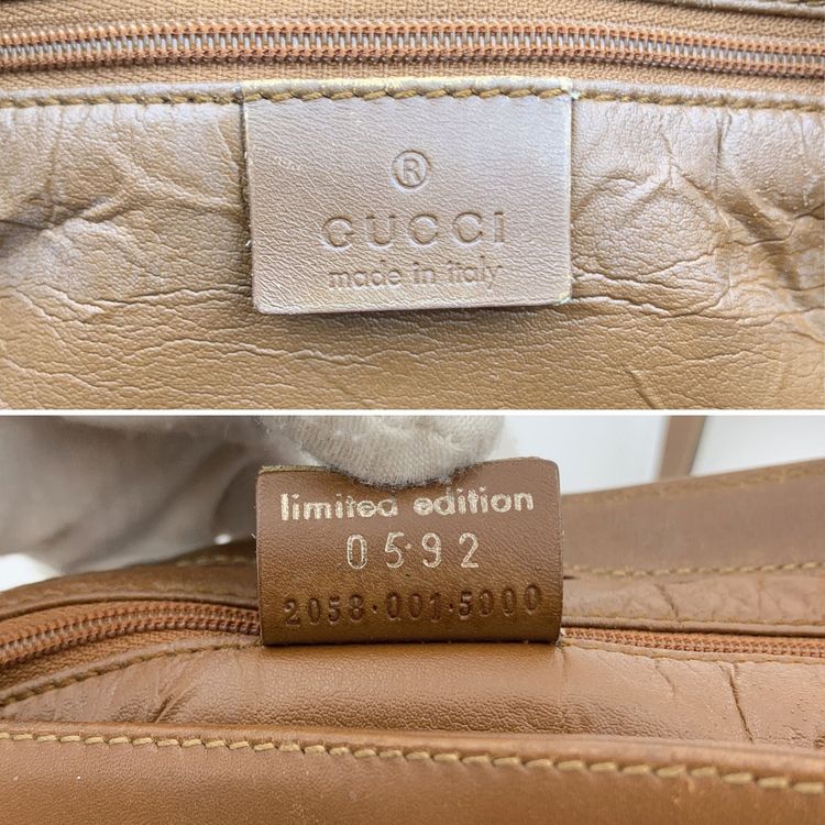 Immagine di Gucci Vintage Cloth Shoulder Bag Interlocking 7