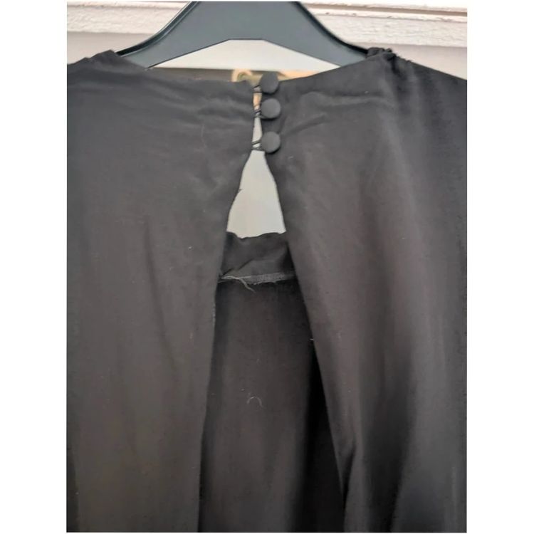 Miss Selfridge Black Cut Out Open Back Mini Dress UK 6 Goth Whimsigoth 4
