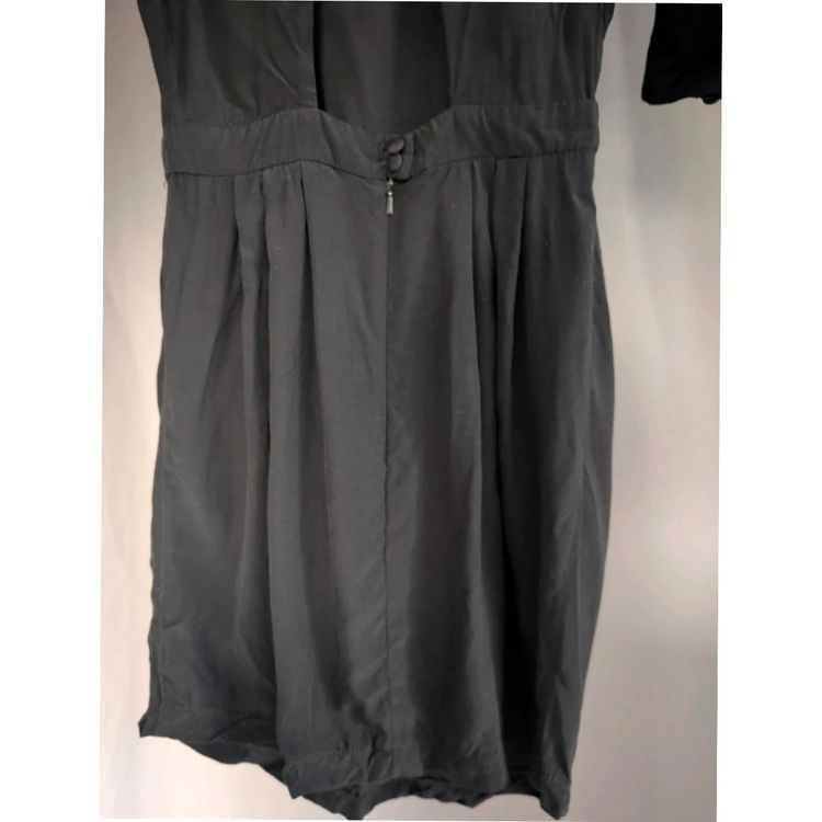 Miss Selfridge Black Cut Out Open Back Mini Dress UK 6 Goth Whimsigoth 10