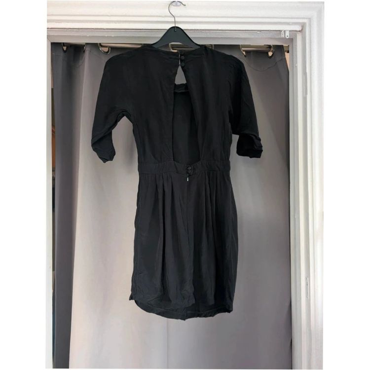 Miss Selfridge Black Cut Out Open Back Mini Dress UK 6 Goth Whimsigoth 7