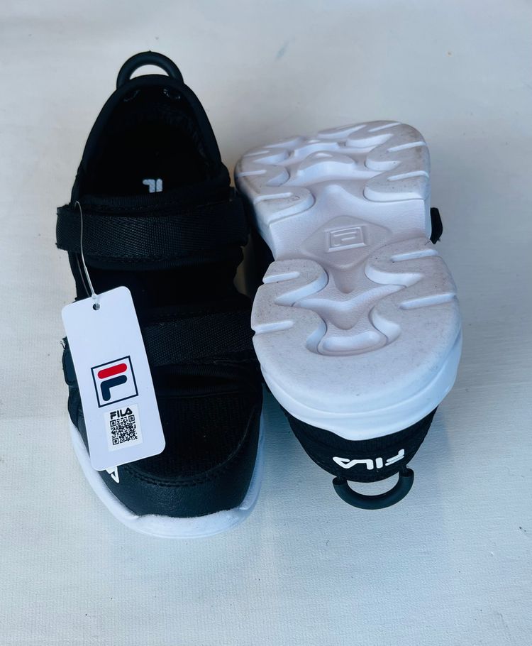 A1 Kids S4/S9/S12 x3/S2.5Fila Black Sandals With White Sole 3