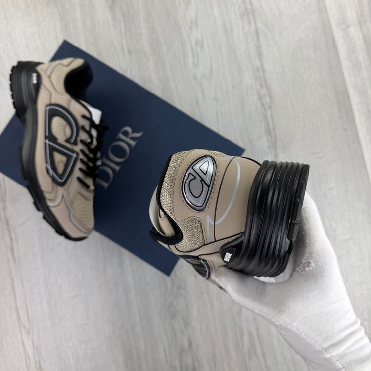 Dior B30 Men’s Beige / Black Trainers - 42 (Uk 8) 4