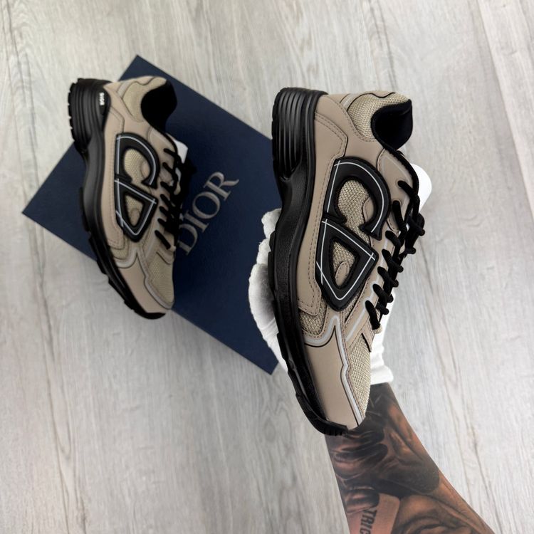 Dior B30 Men’s Beige / Black Trainers - 42 (Uk 8) 11