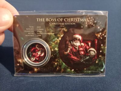 The Boss Of Christmas Christmas Edition silver bullion coin