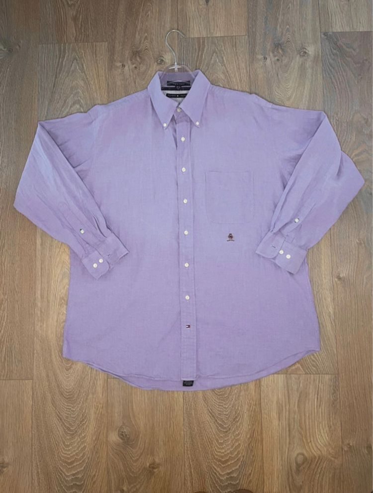 Tommy Hilfiger Tommy Hilfiger Lavender Button-Up Shirt taglia L product image