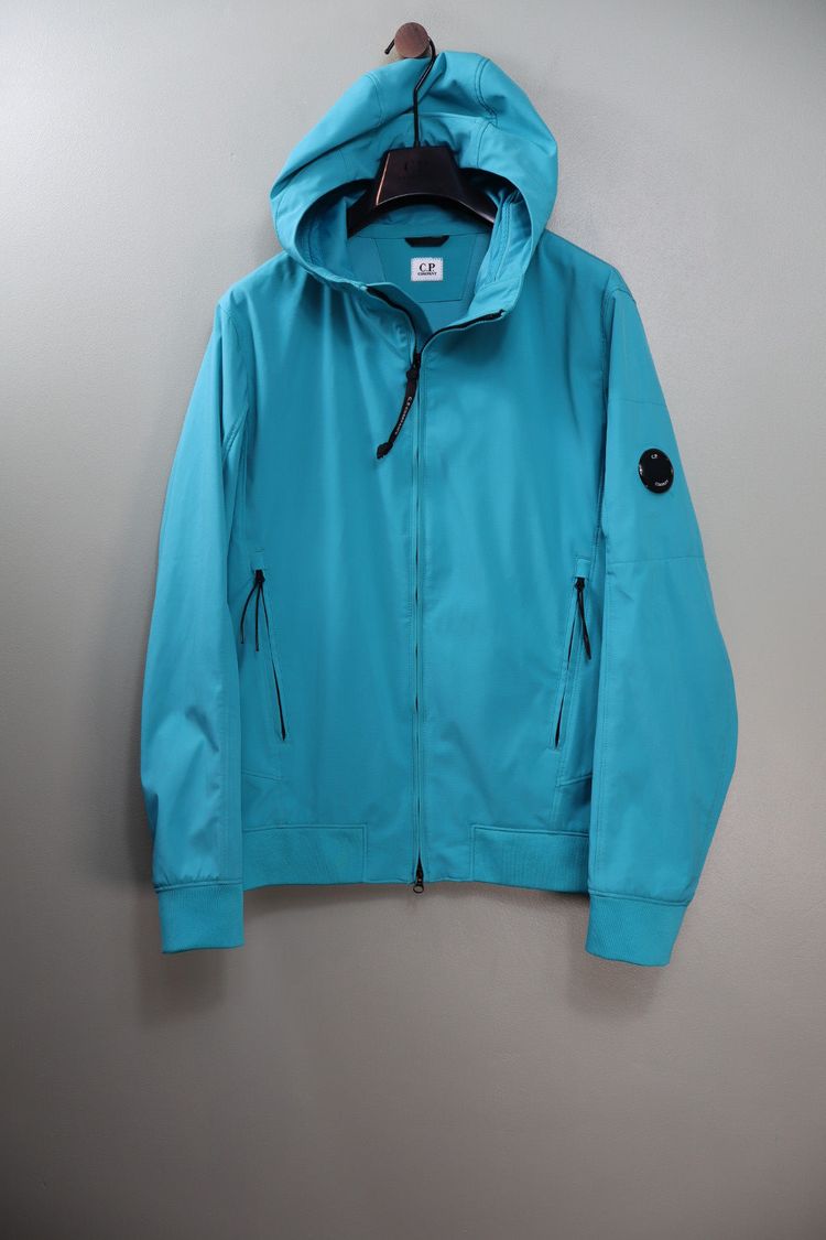 C.P. Company Aqua Blue Soft Shell Jacket 4