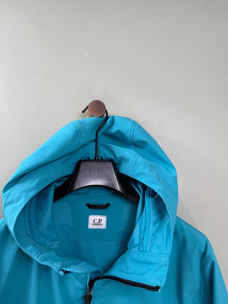C.P. Company Aqua Blue Soft Shell Jacket 2