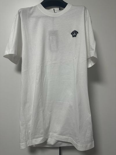 Versace White Cotton Jersey T-Shirt
