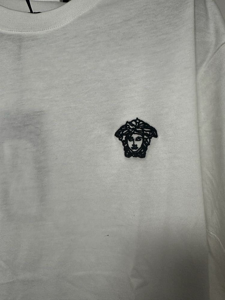Versace White Cotton Jersey T-Shirt image 4
