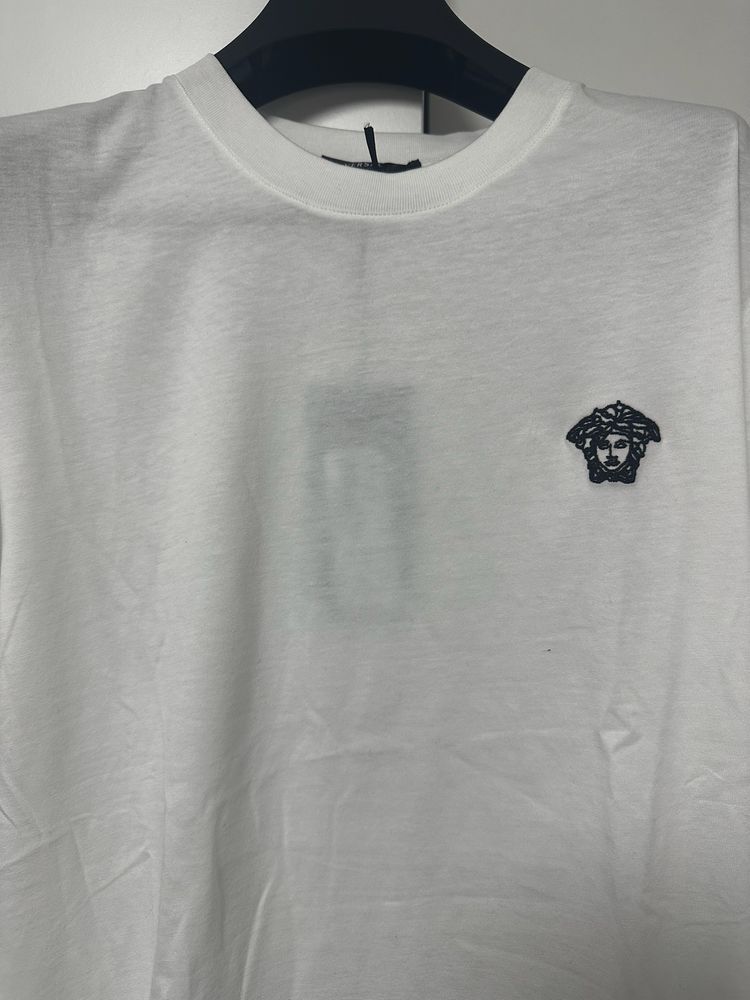 Versace White Cotton Jersey T-Shirt image 3