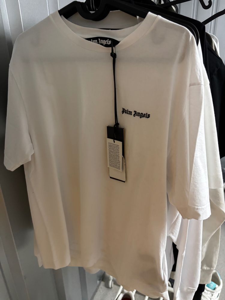Palm Angels Palm Angels White T-Shirt - £359 RRP product image